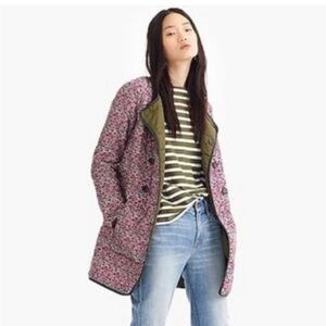 Liberty London Floral Print Reversible Puffer Jacket made with PrimaLoft